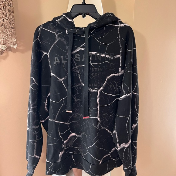 Allsaints Black Tie Dye Hoodie (Limited Edition) - Picture 1 of 1